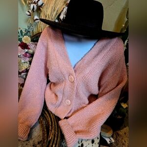 Vintage 80's Pastel Chunky Cardigan